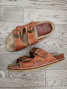 Camel Boots Leather Unisex Sandals – Made in West Germany